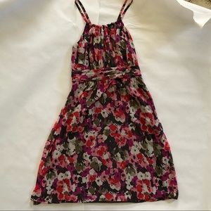 Flower dress. Falls above knee.